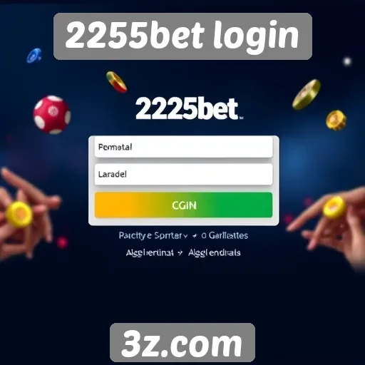 Novidades no design do site 2255bet login